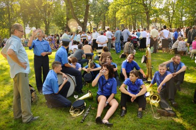 Oczekiwanie na procesj